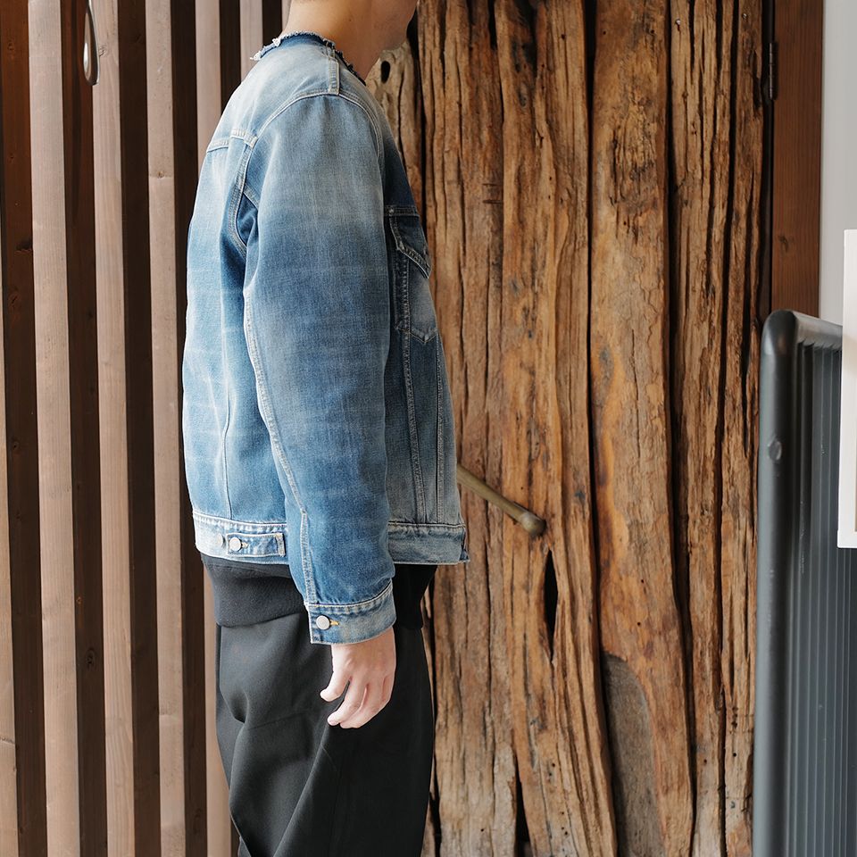 Martin Margiela 裏ボア フルジップデニムジャケット size42 Maison Margiela デニムジャケット gジャン (メゾン マルジェラ