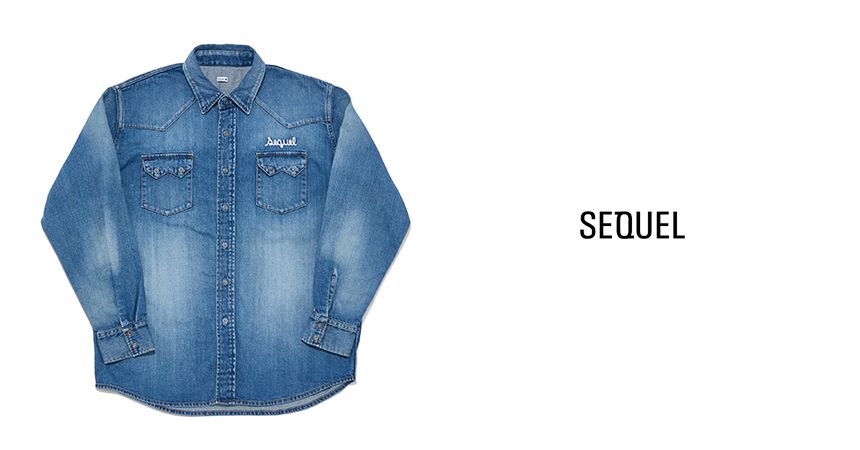 SEQUEL SQ-23AW-JK-02 DENIM SHIRT INDIGO
