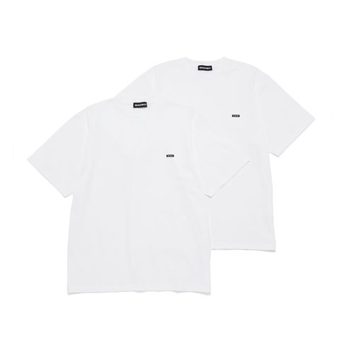 GX-A25-TT-01  2PIECE PACK T-SHIRT   WHITE