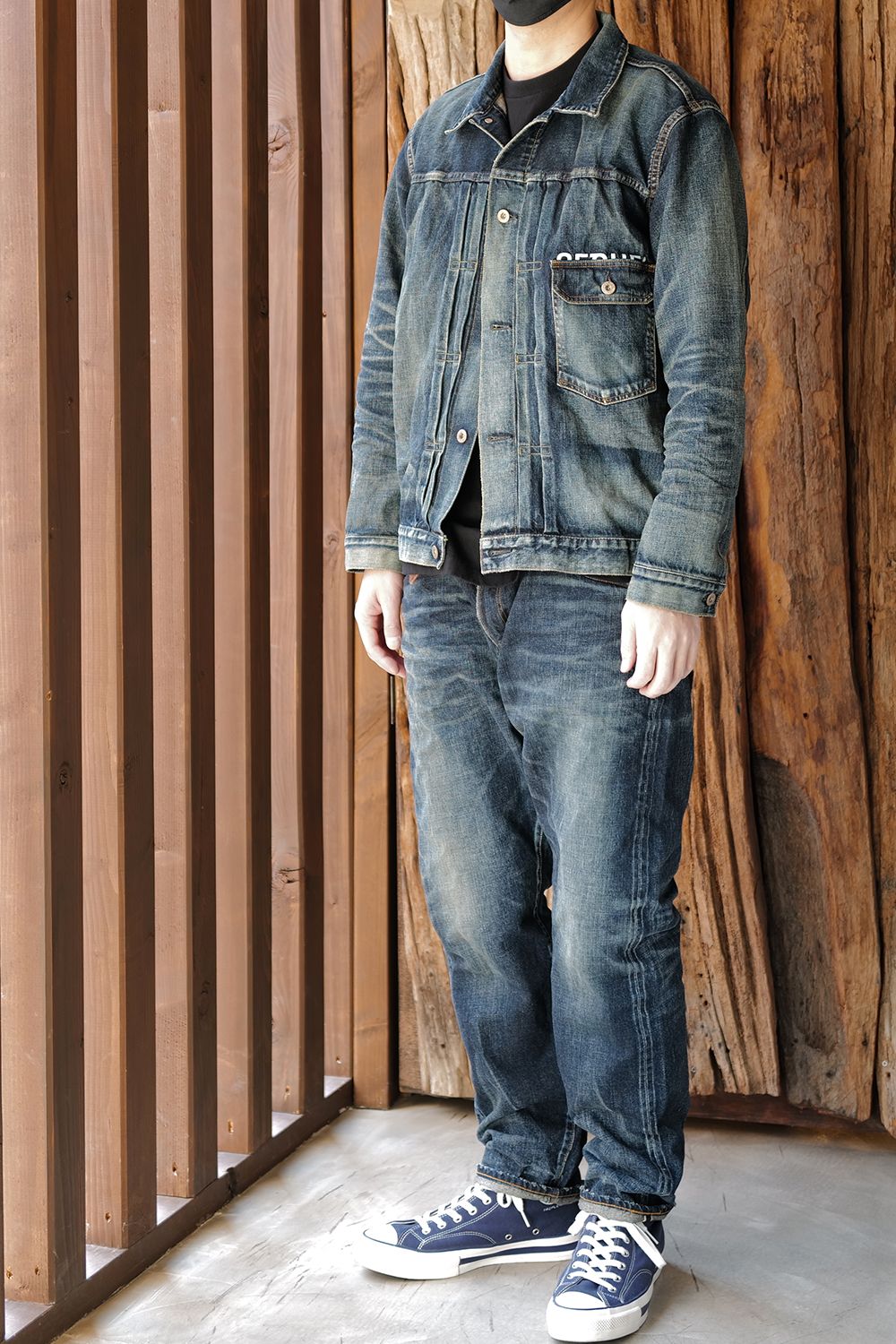 ニッサン・638 DAMAGE DENIM PANTS/INDIGO(SQ-22AW-PT-06) - 通販