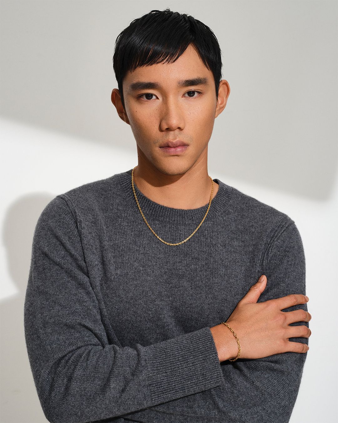 Cable Bracelet Gold  6.5Inch / ケーブル ブレスレット ゴールド