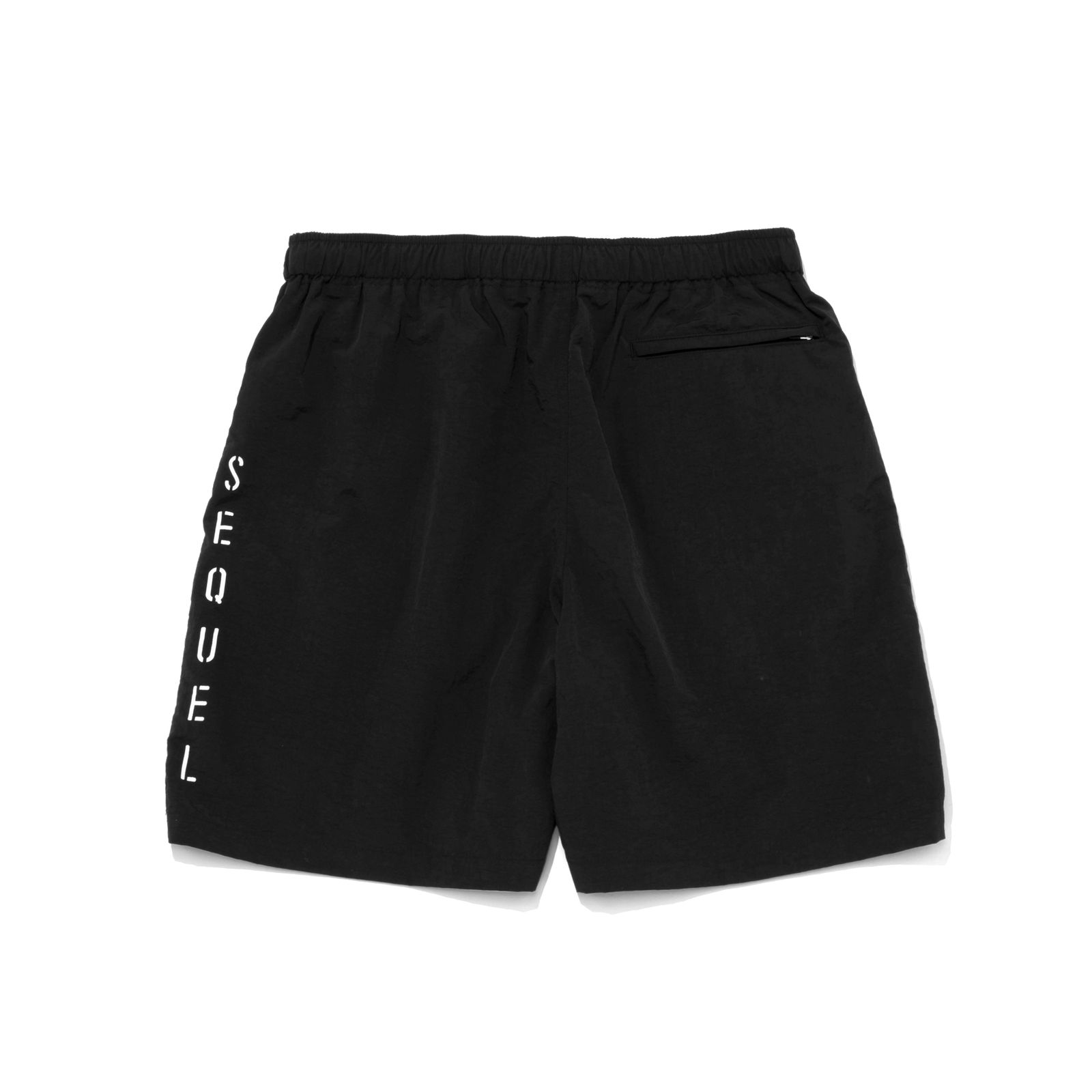 SQ-25SS-SW-01 SWIM SHORTS  BLACK
