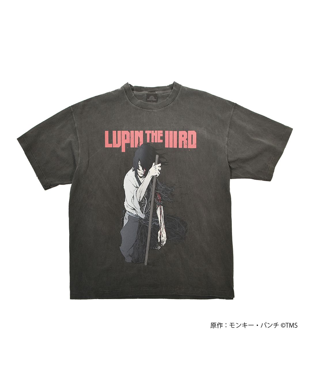 [LUPIN THE IIIRD]  S/S T-Shirt (GOEMON) Black
