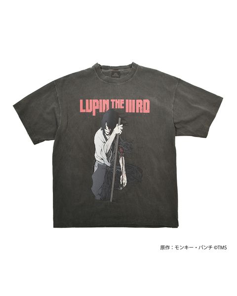 [LUPIN THE IIIRD]  S/S T-Shirt (GOEMON) Black