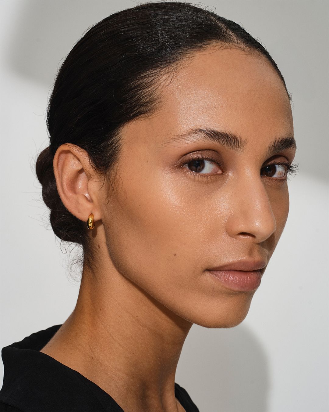 Ice Huggies Gold / アイス ハギー ゴールド ピアス（両耳用）