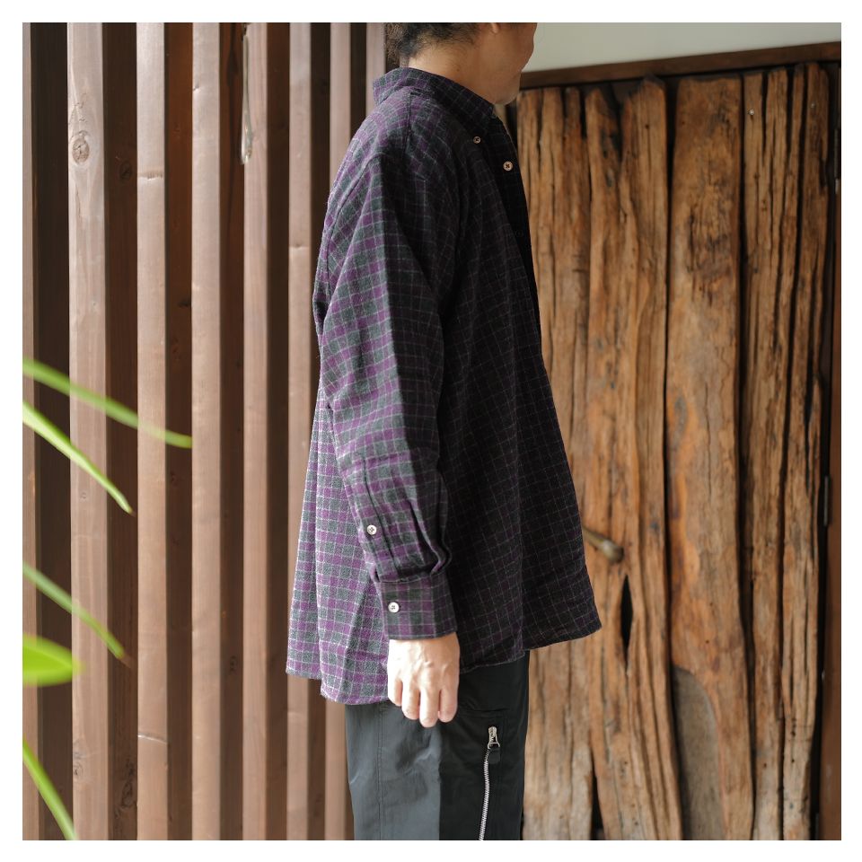 BORROWED BD SHIRT   Sophomore Check Rural Wool