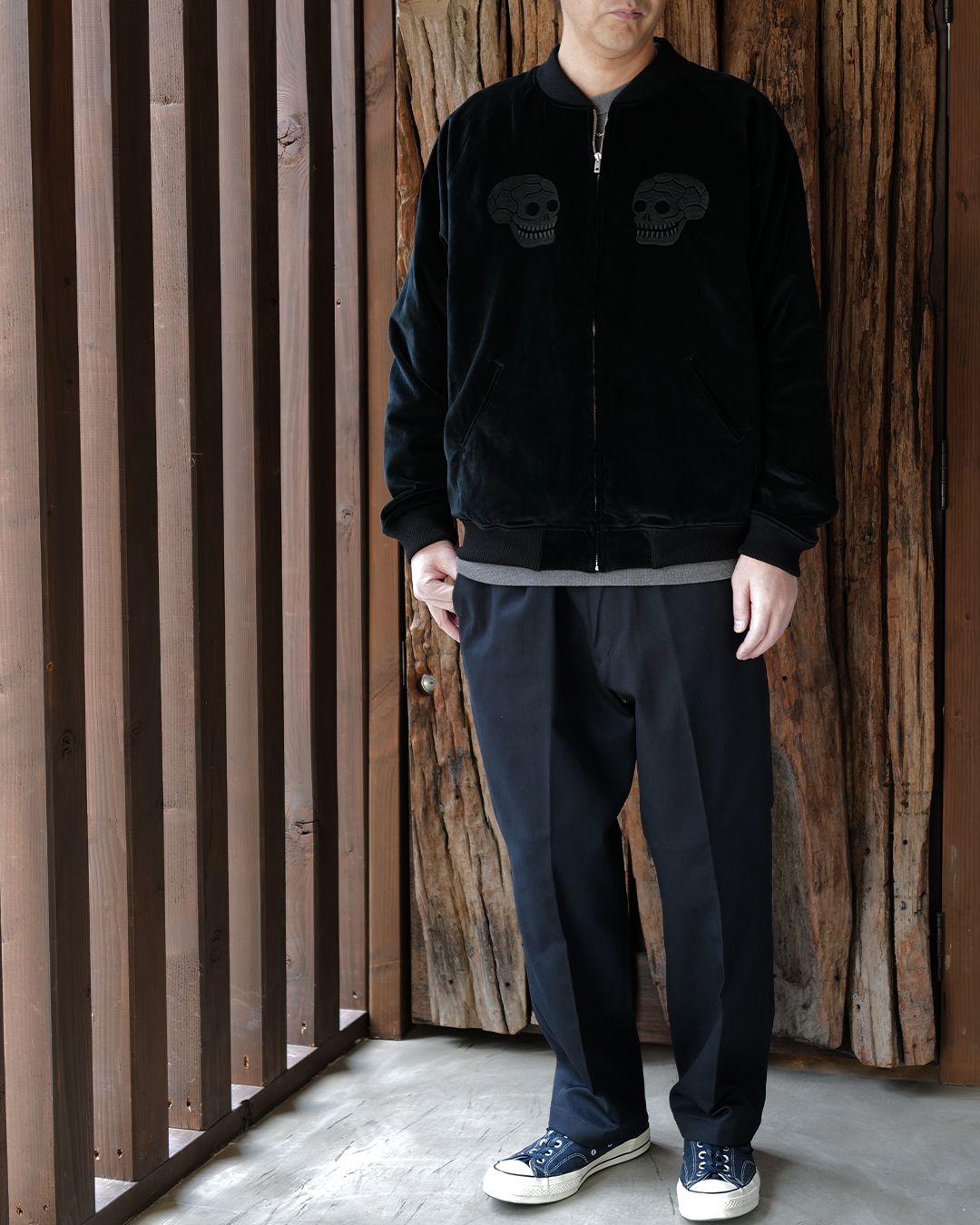 CHINO PANTS (TYPE-XF)  NAVY