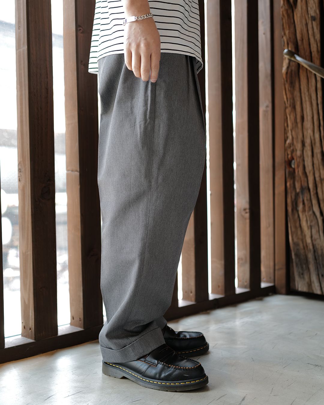 CHINO PANTS (TYPE-C) [GRAY]