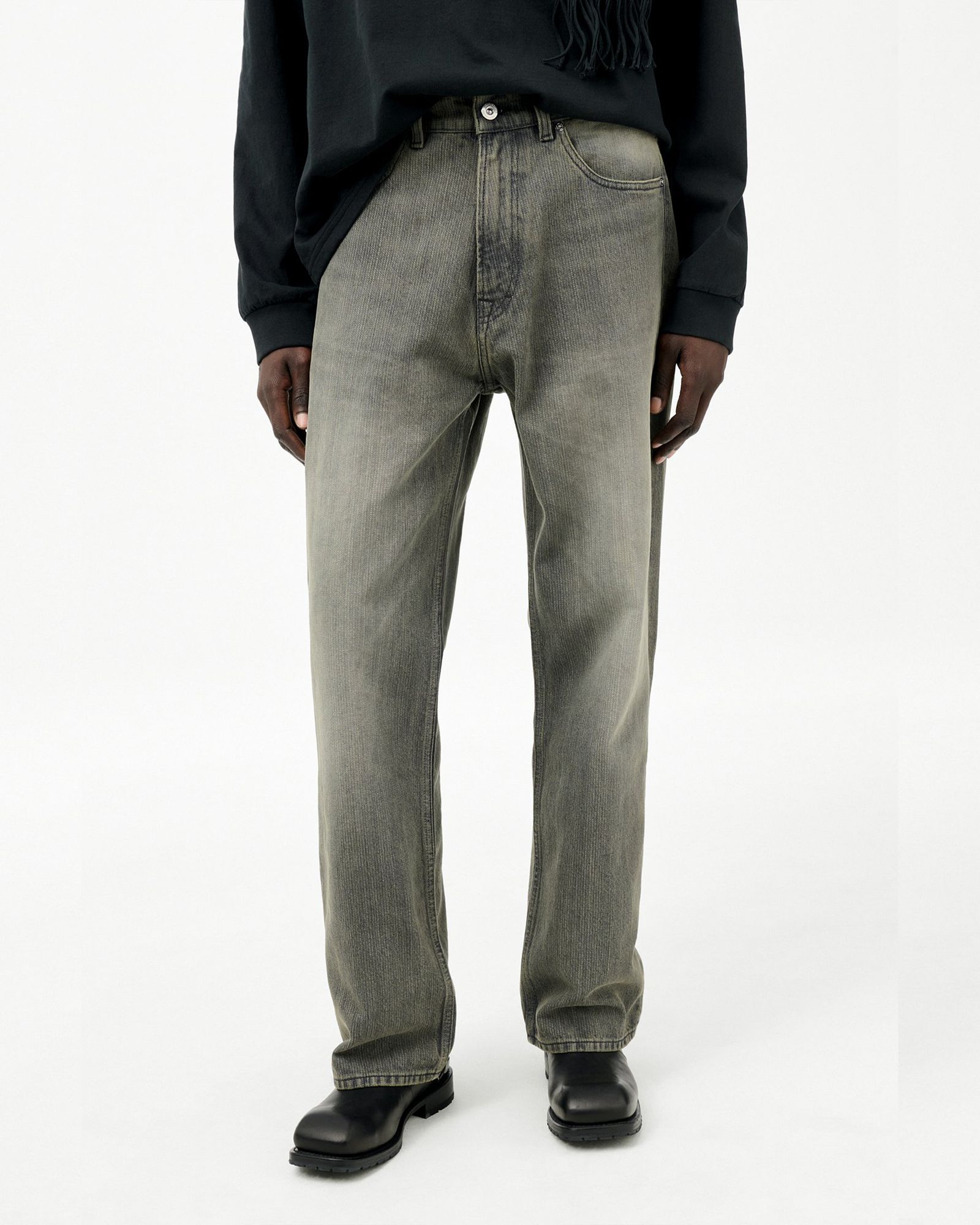 THIRD CUT   Ash Dust Chain Twill