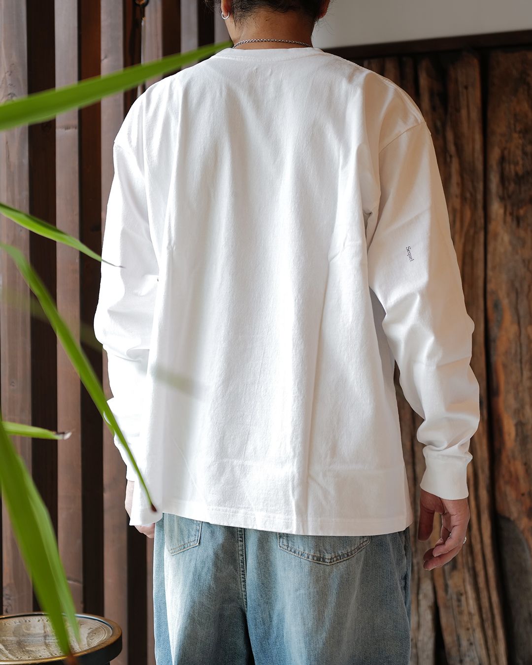 ONG SLEEVE T-SHIRT [WHITE]