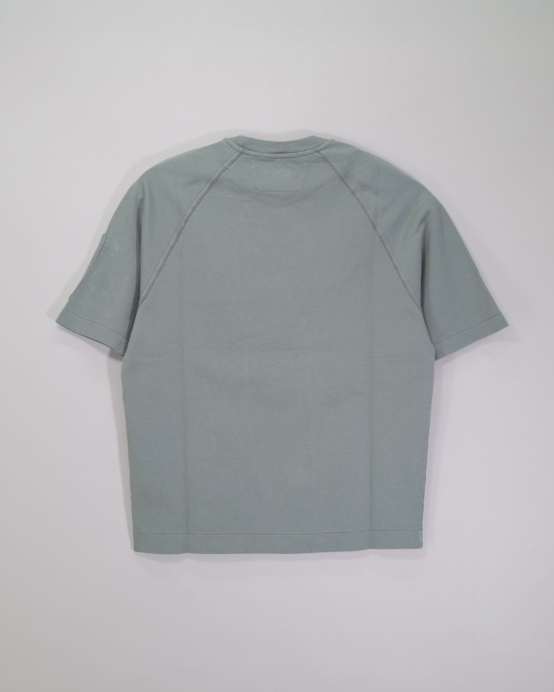 LIGHT FLEECE SHORT SLEEVE SWEATSHIRT  [GUNMETAL]