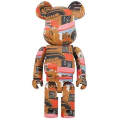 BE@RBRICK Andy Warhol × JEAN-MICHEL BASQUIAT #2 1000%