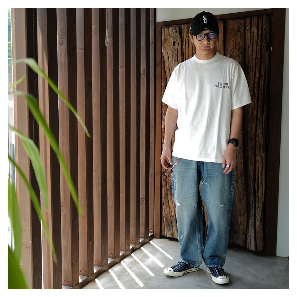 SQ-25SS-ST-03 T-SHIRT  WHITE