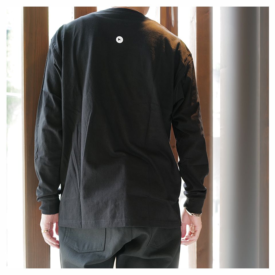 SEQUEL - 【Last1 L】SQ-22SS-LT-03 LONG SLEEVE T-SHIRT BLACK | River