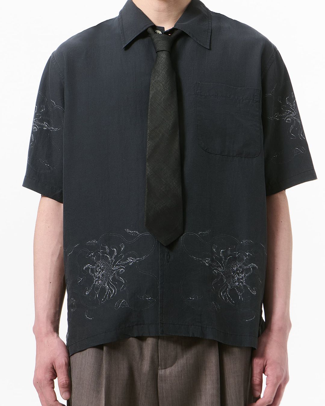 TIE   Black Echo Pristine Voile