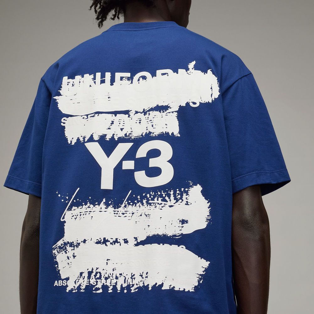 Y-3 - U GFX SS TEE Blue | River