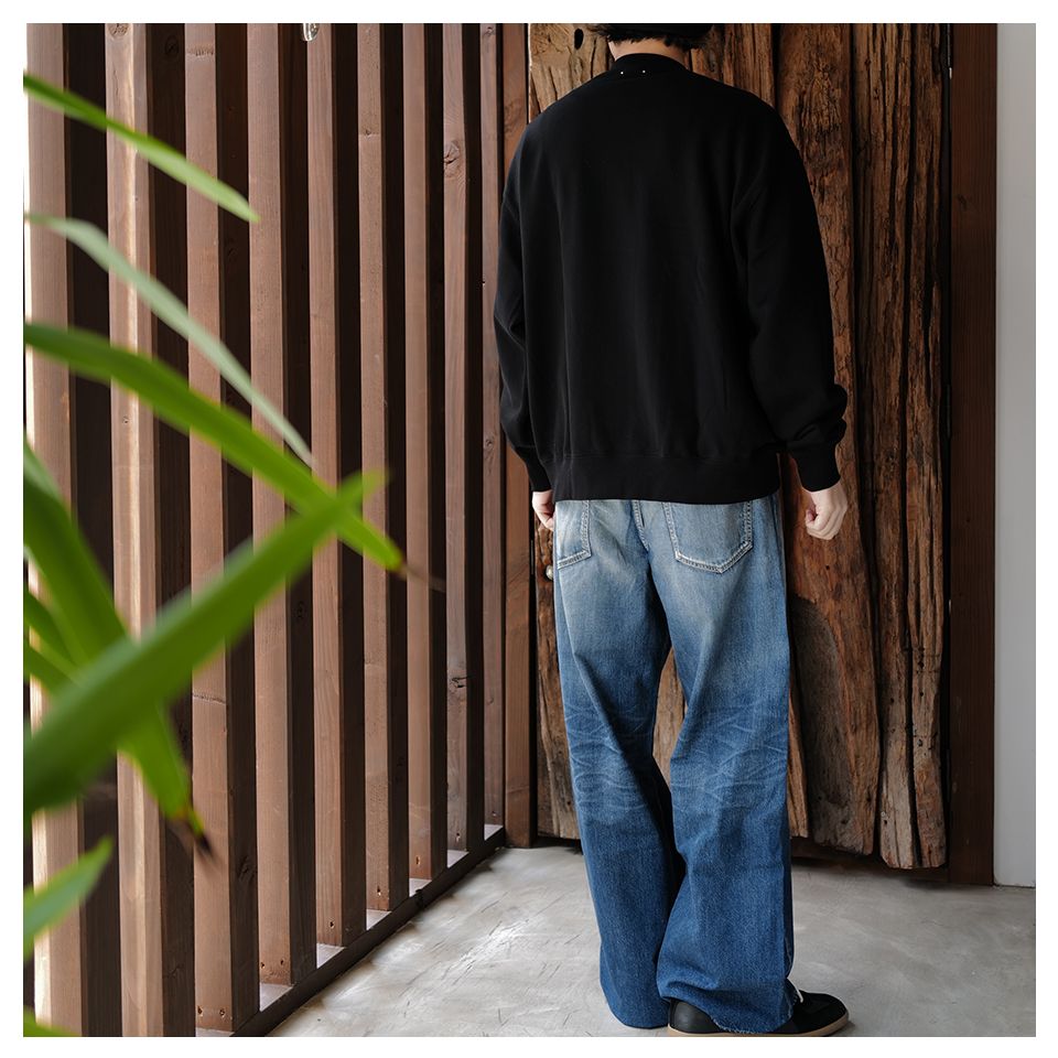 MINEDENIM - 【Last1点 Size3】 Drawstring E.Wide 5pocket | River
