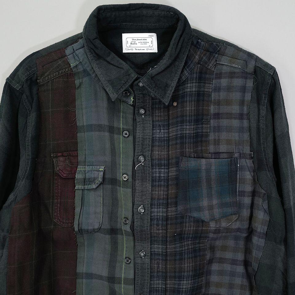 【Rafu】 Remake shirt （BLACK DYE）②
