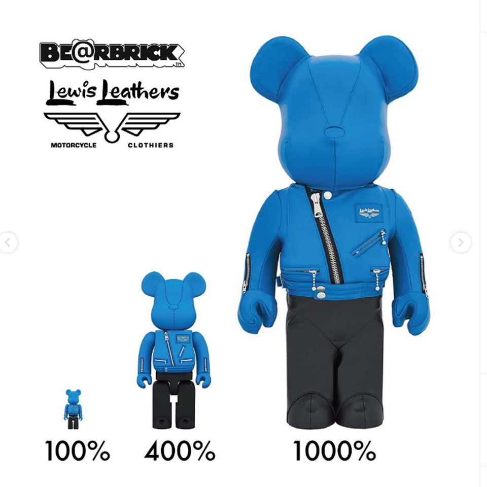 BE@RBRICK×LewisLeathers 100％ & 400％ (送料込）