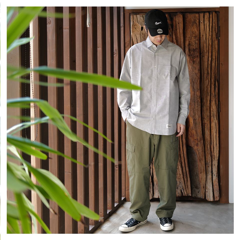 SEQUEL - SQ-23AW-SH-02 FLYFRONT OX SHIRT GRAY | River