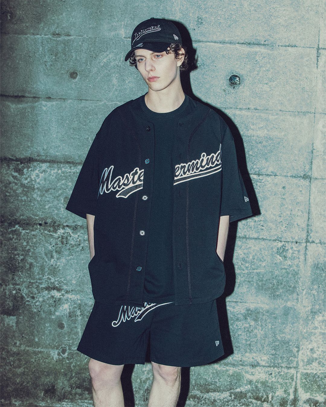 xNEW ERA ヘビーウェイト ベースボールシャツ