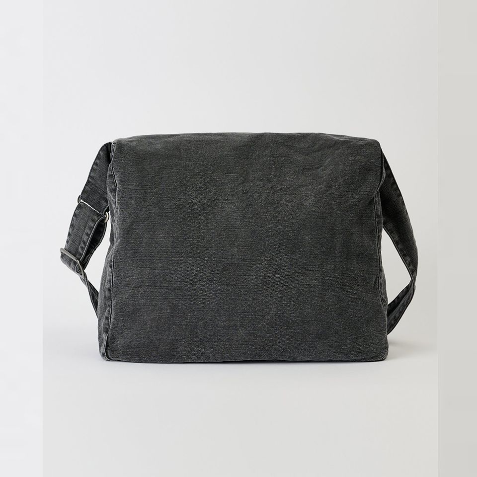 OUR LEGACY - SLING BAG Black Enzyme Canvas | River
