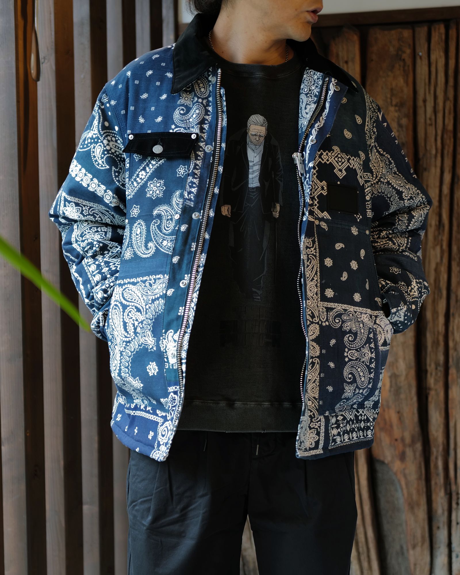 【MIYAGI HIDETAKA】 Quilted Work Jacket