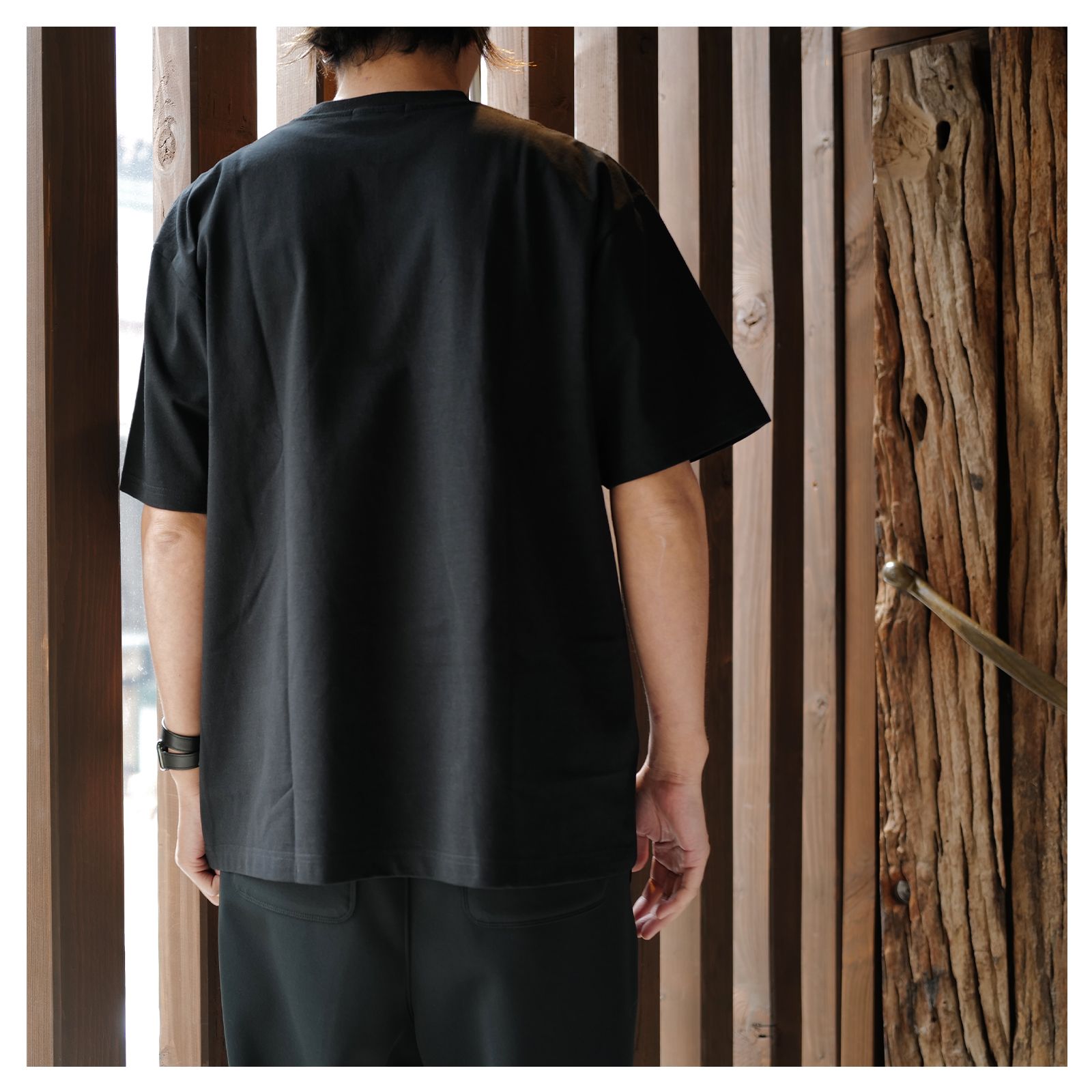 GX-A24-TT-01 2PIECE PACK T-SHIRT  BLACK