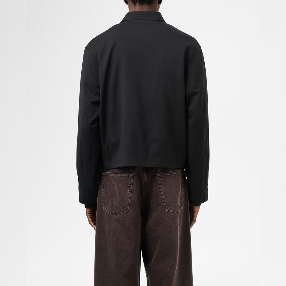 OUR LEGACY - MINI JACKET Black Worsted Wool | River