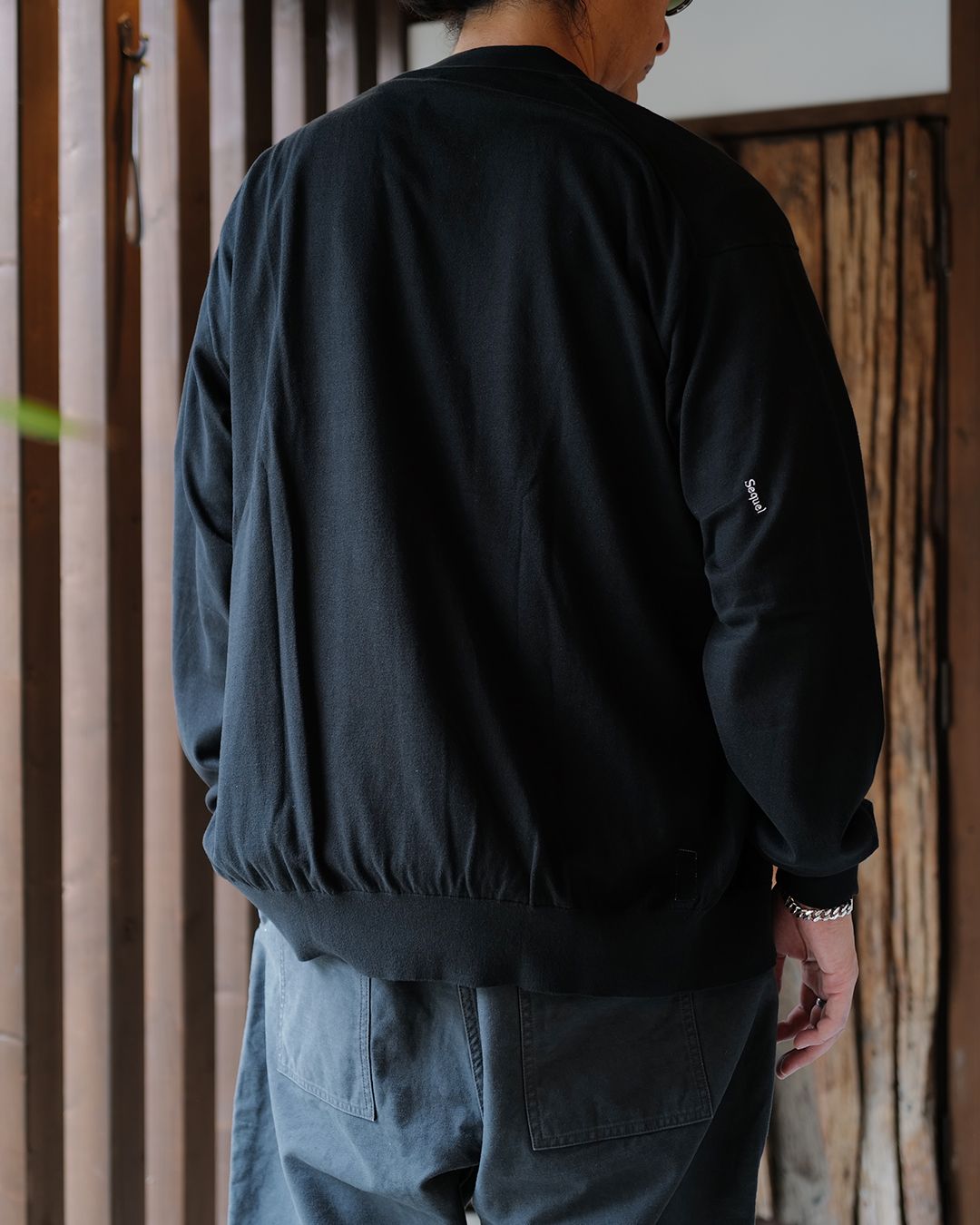 KNIT CARDIGAN [BLACK]
