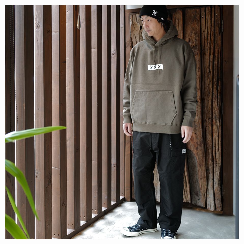 GX-A25-CS-03  HOODIE   OLIVE