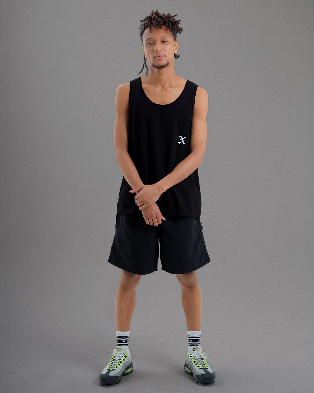 GX-S26-CS-06  TANK TOP   [BLACK]