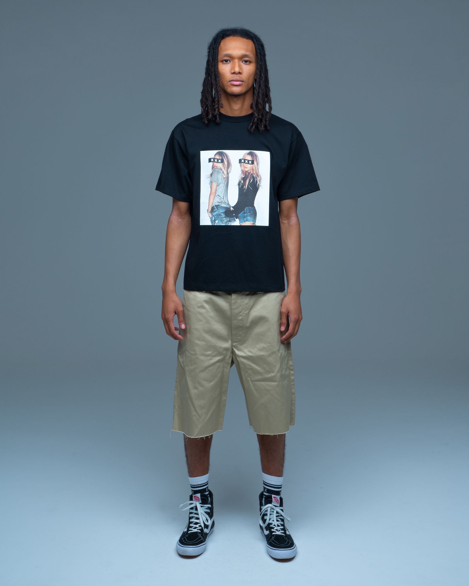 GX-S26-ST-19  T-SHIRT   [BLACK]