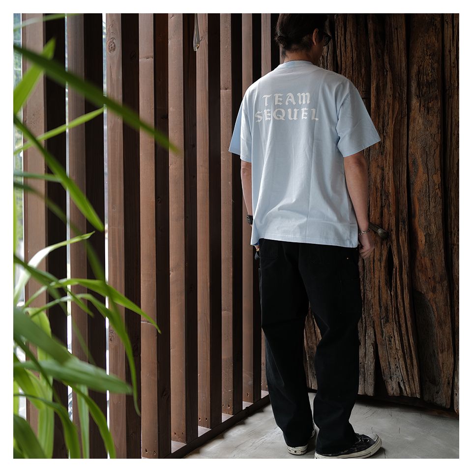 SQ-25SS-ST-03 T-SHIRT  SAXE