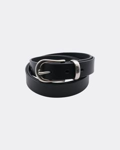 Leather Long Western Belt Belt BLACK
