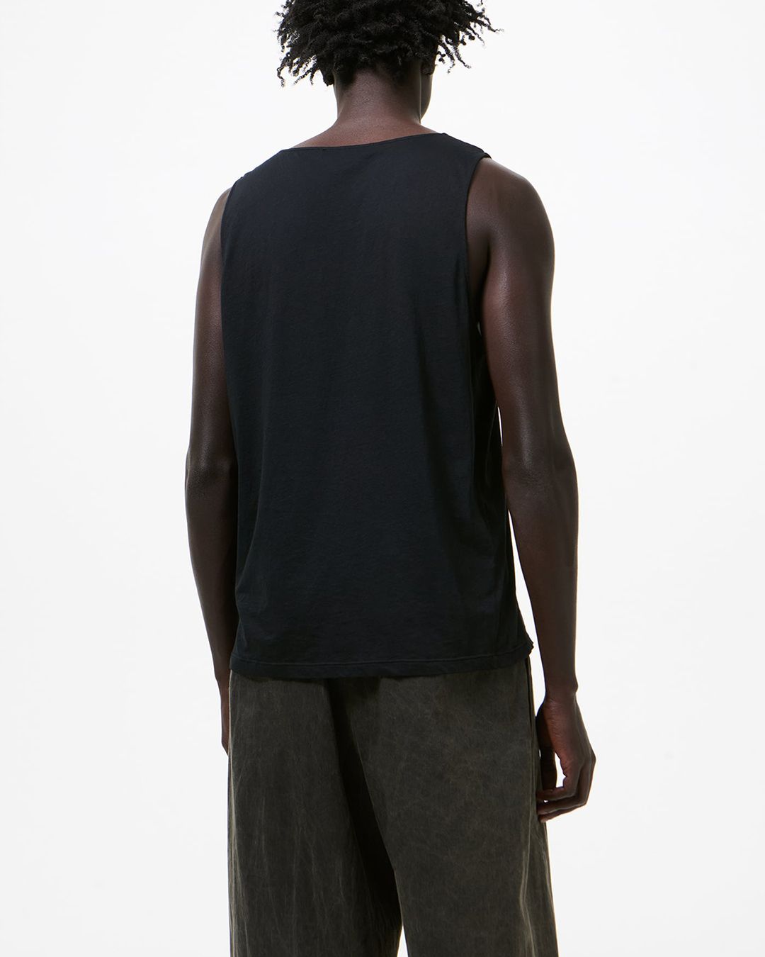 ATHLETIC TANK  Raven Mist Airveil Cotton