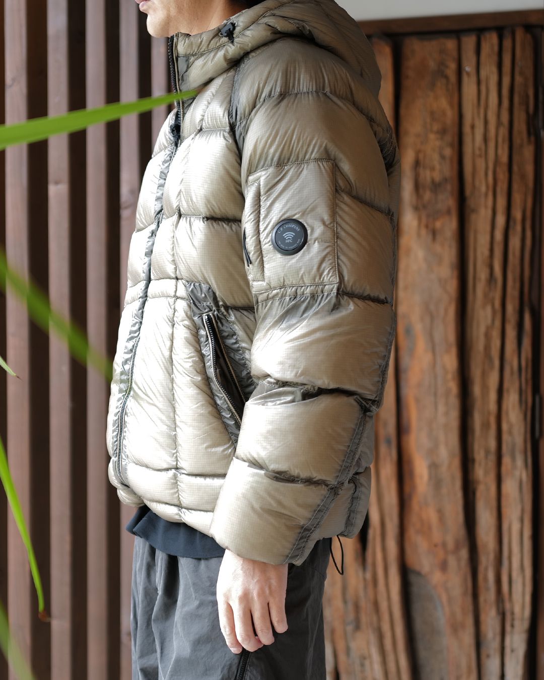 D.D. Shell Hooded Puffer Jacket [FALLEN ROCK]
