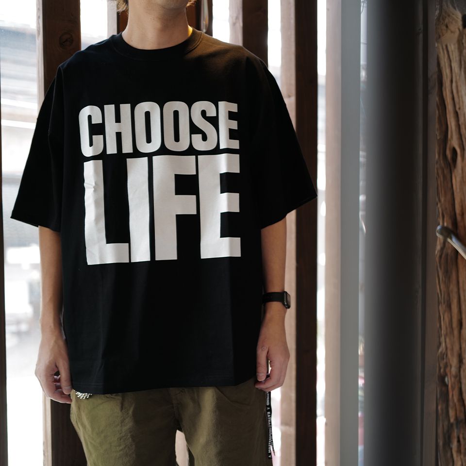 KATHARINE HAMNETT - SLOGAN BIG TEE / CHOOSELIFE Black | River