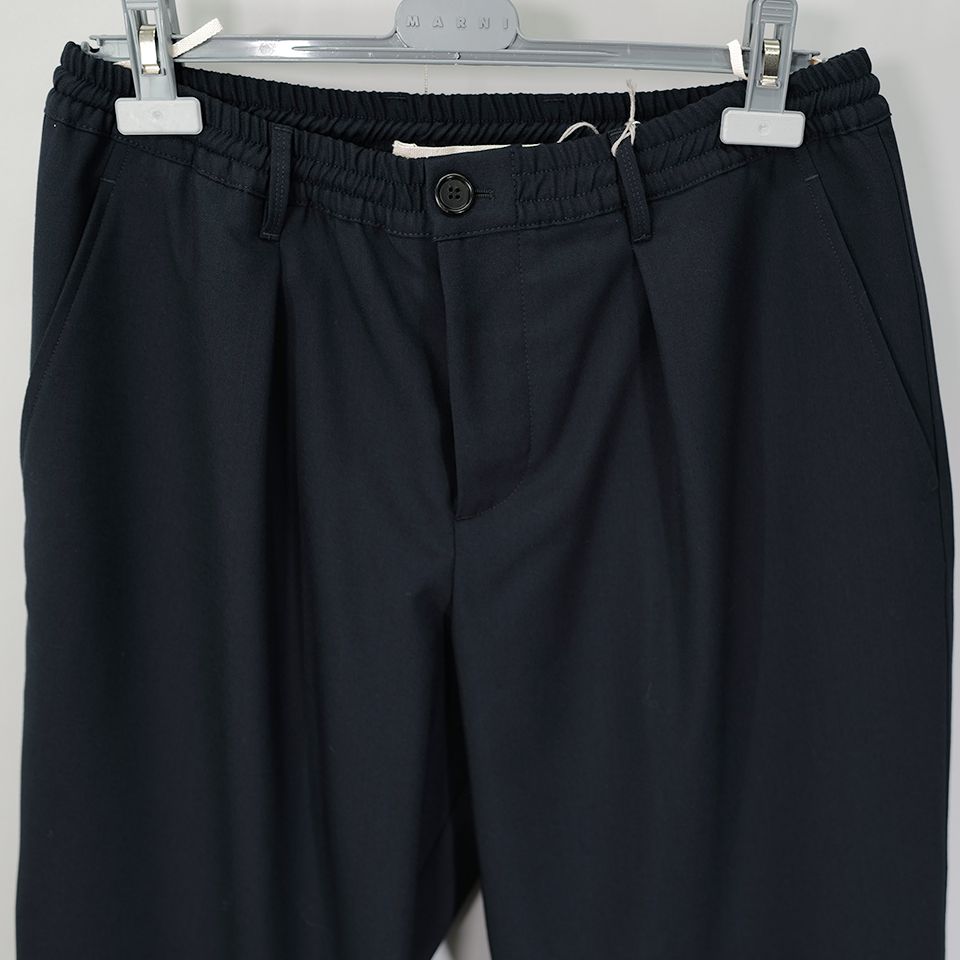 【ラスト1点Size46】TROPICAL WOOL PANTS BlueBlack