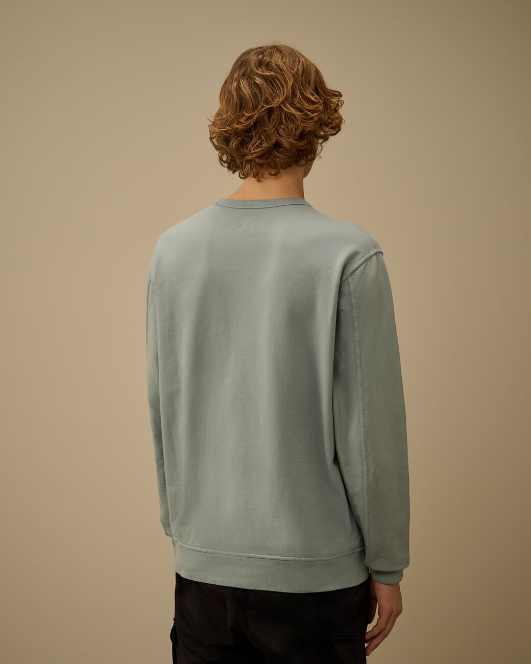 LIGHT FLEECE CREWNECK SWEATSHIRT SilverBlue