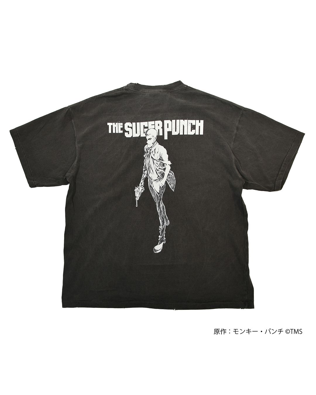 [LUPIN THE IIIRD]  S/S T-Shirt (ZENIGATA/LUPIN) Black