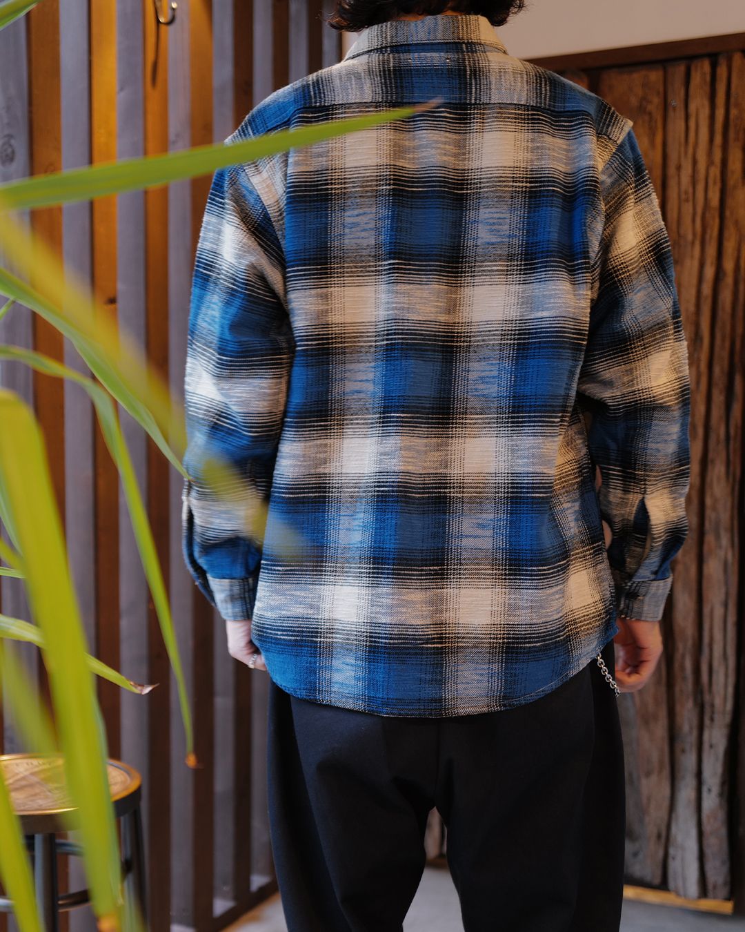 Heavy Cotton Flannel Ombre Work Shirt   BPT