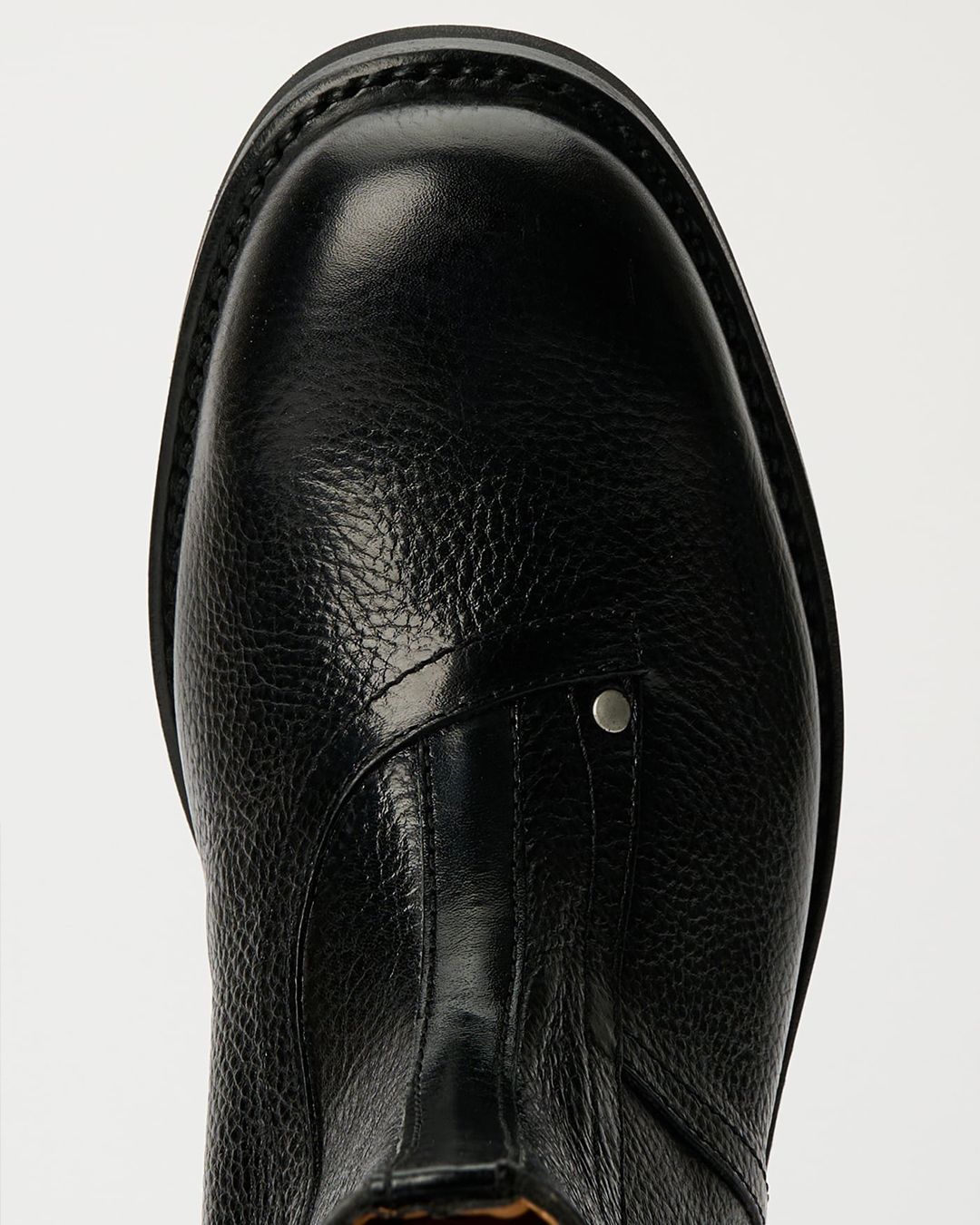 MOTO BOOT   Deep Black Leather