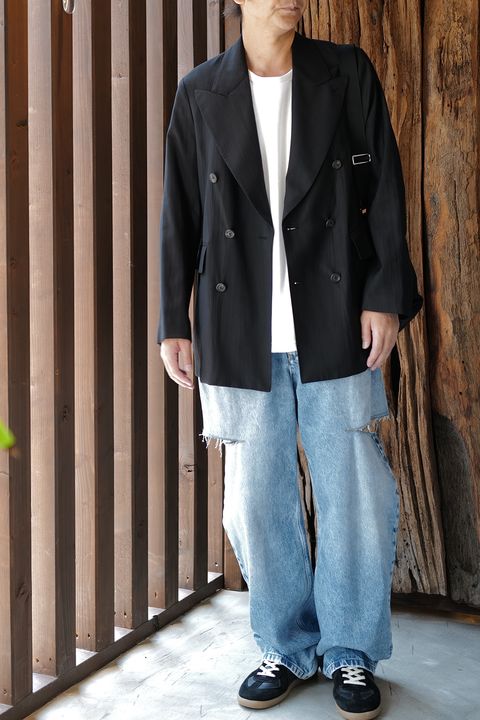 Margiela デニムジーンズ スラッシュディテール