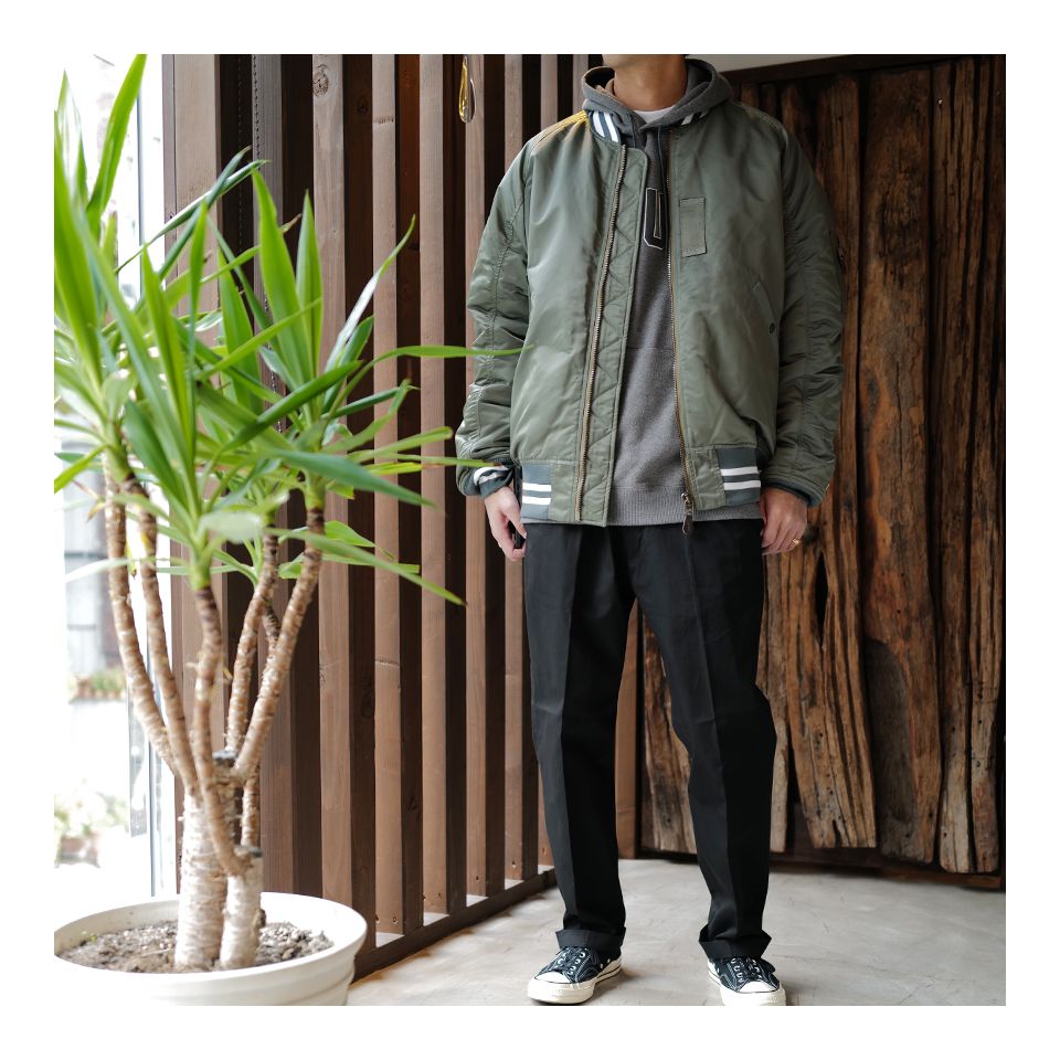 SEQUEL - 【Last1 L】SQ-21AW-JK-01 MA-1 OLIVE DRAB | River