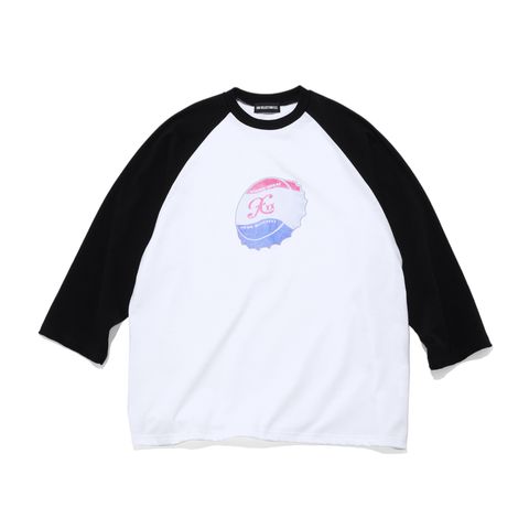 GX-A25-RT-01   RAGLAN SLEEVE T-SHIRT   WHITE