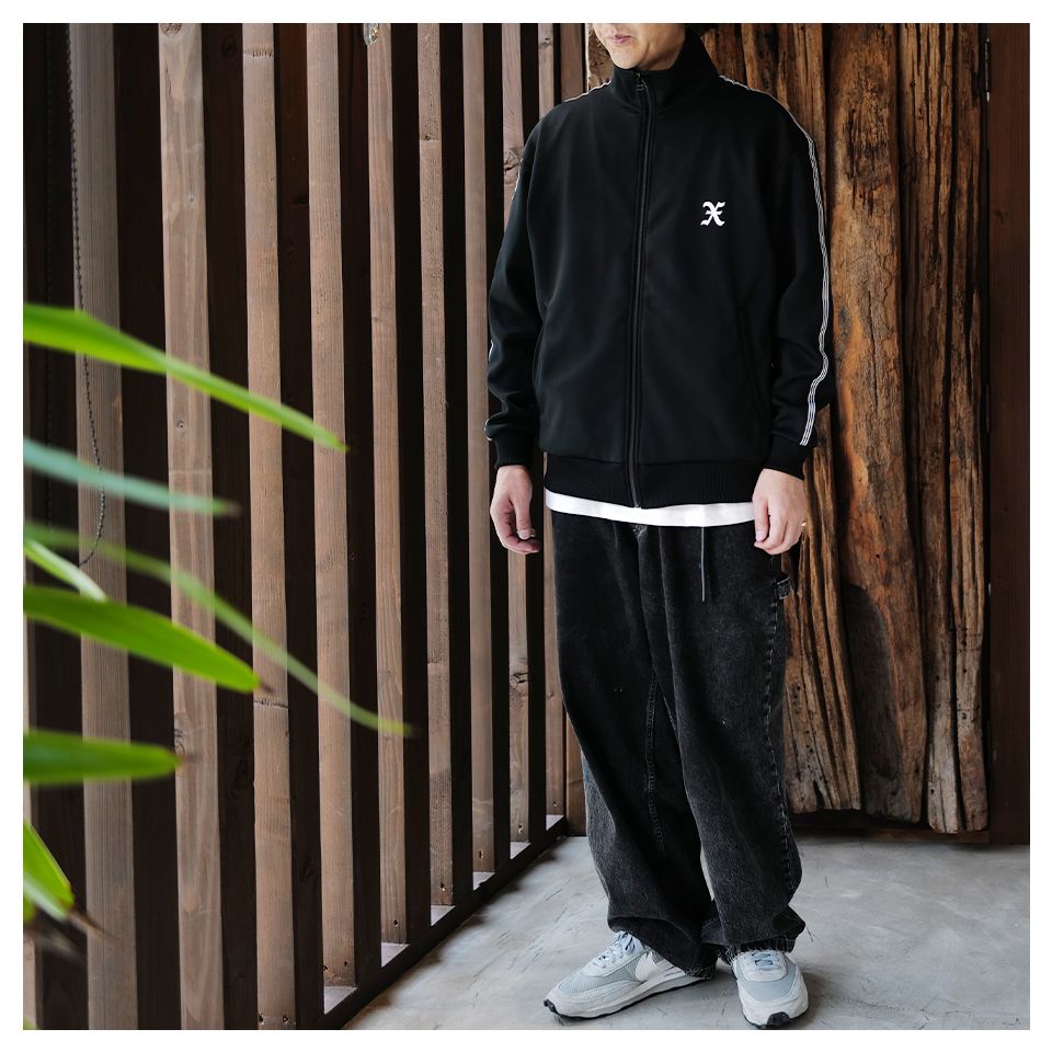 GX-S24-JK-01  TRACK JACKET  BLACK