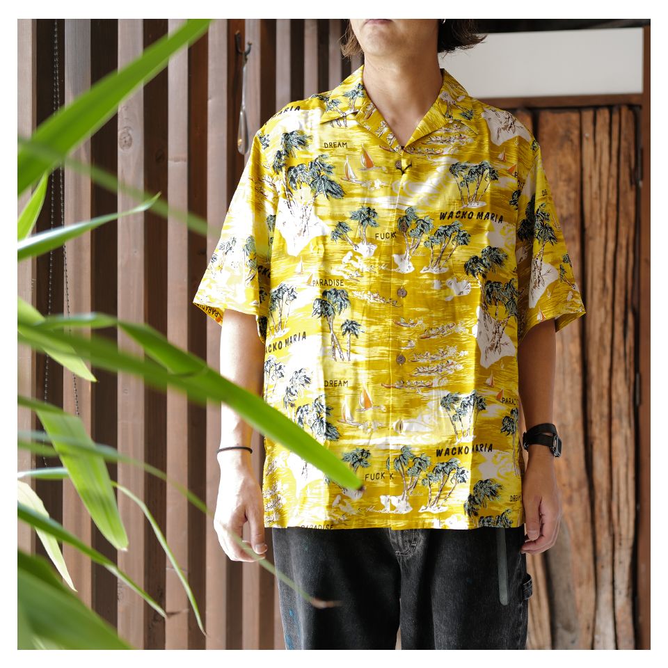 MINEDENIM - WACKOMARIA × MINEDENIM Hawaiian Shirt | River