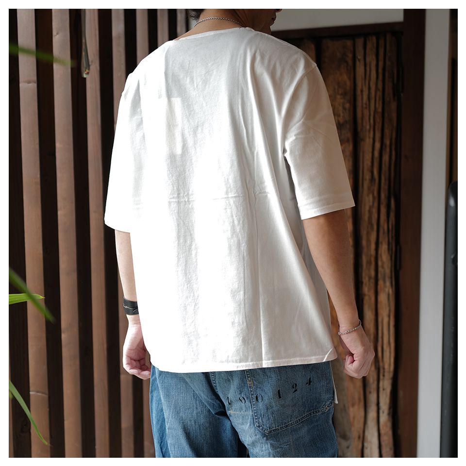 【Last1 XL】 LM1-6 Light Zone Tee [Light Ecru]