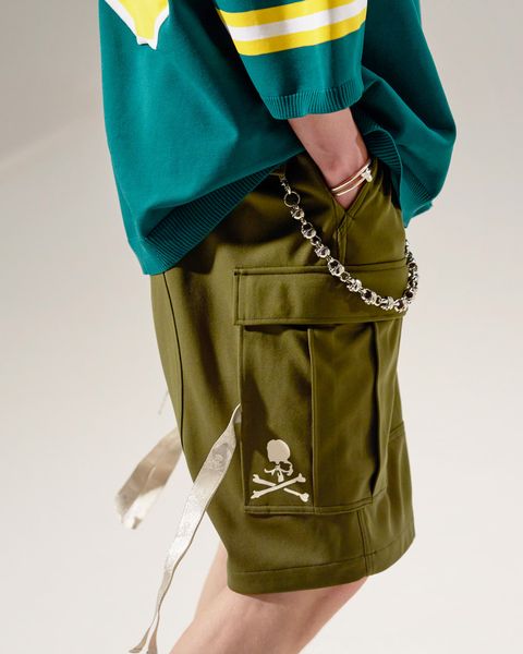 【mastermind JAPAN】 JERSEY CARGO SHORTS  Olive